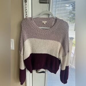 Multi colored sweater